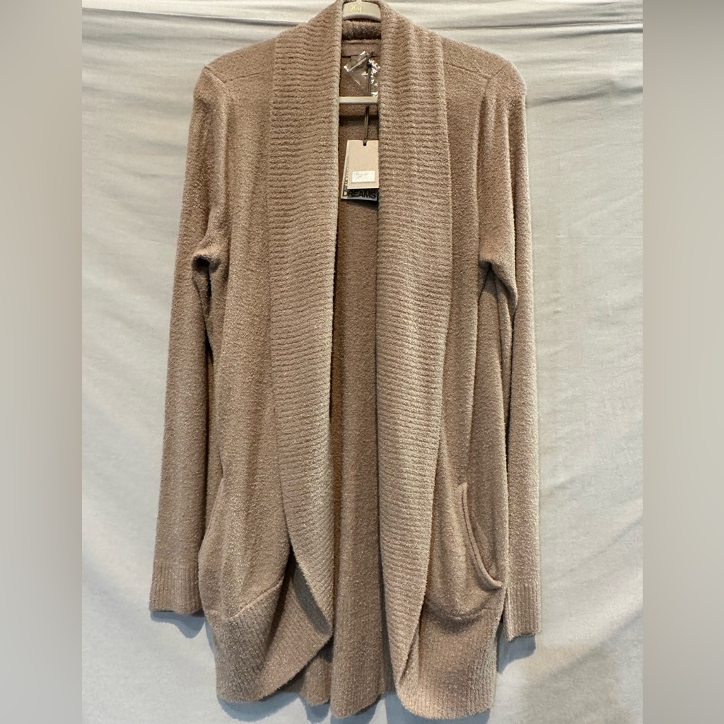 Nwt - Barefoot Dreams Cozychic Lite Circle Cardigan - X-Large - Taupe